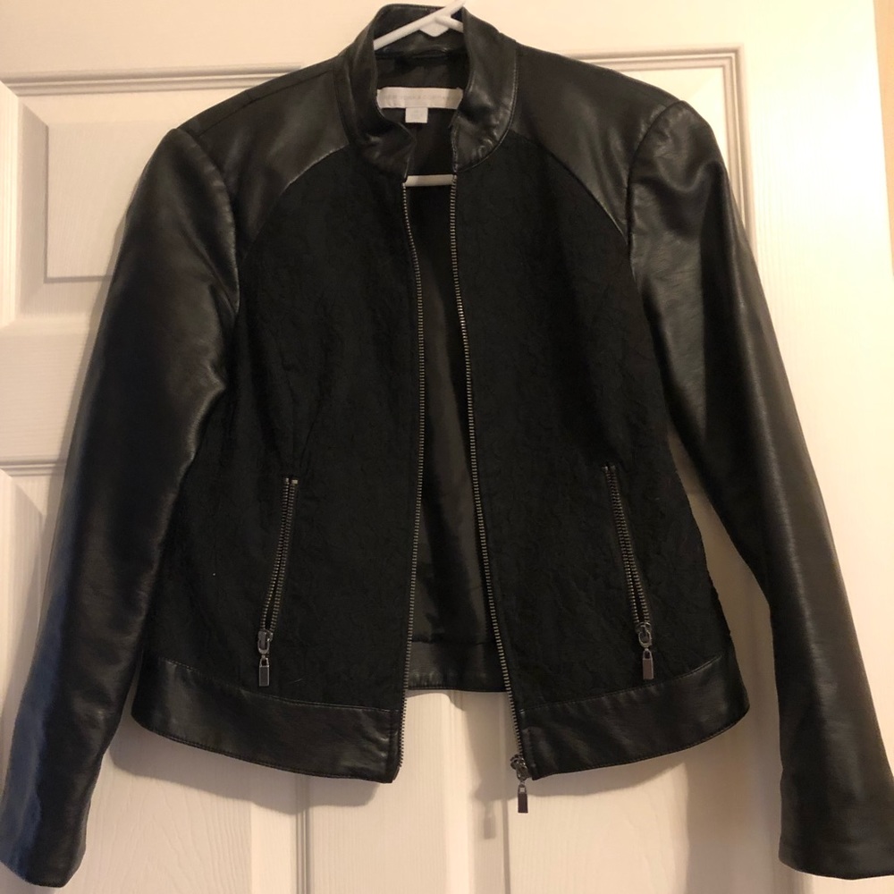 SOLD: New York and Co leather jacket size x-small